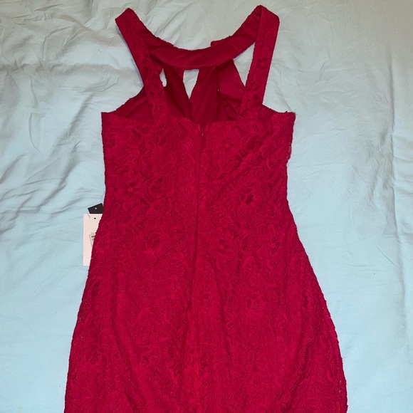 NWT Red Lace Dress - Picture 3 of 4